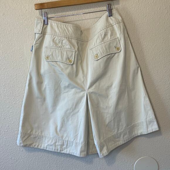 Tommy Hilfiger Tennis Style Pleated A Line High Waisted Khaki Skirt Size 10 - Picture 2 of 12